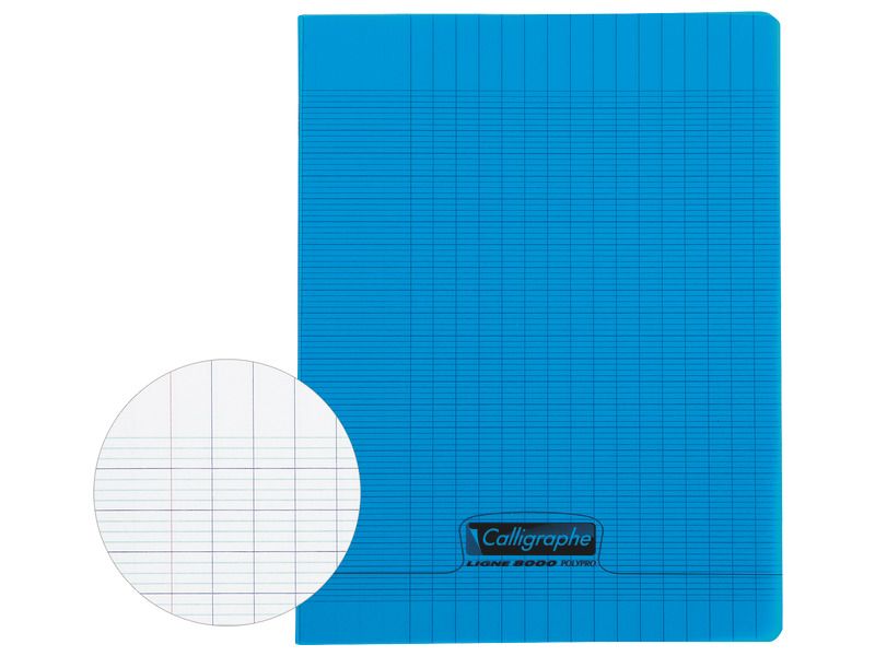 CAHIER POLYPRO 17 x 22 cm - 96 pages - 90 g Séyès Tricolore