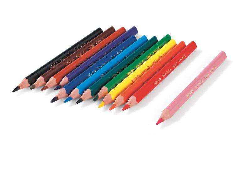 Crayons De Couleur Ergonomiques Ecolution Triangle