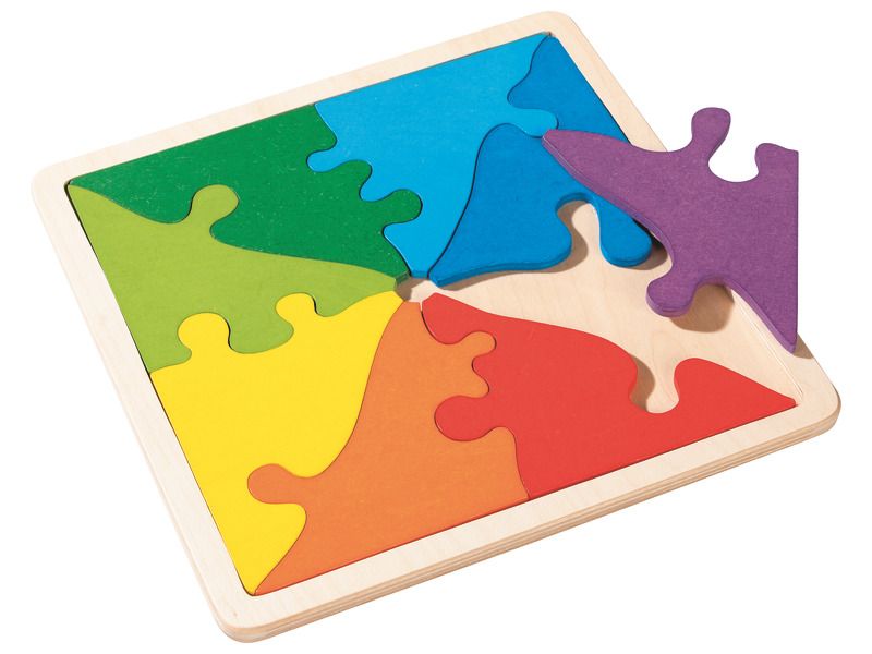 Schmidt - Puzzle Carré 'A Nous Les Flaques D'Eau' - Loisir Créatif Enfant