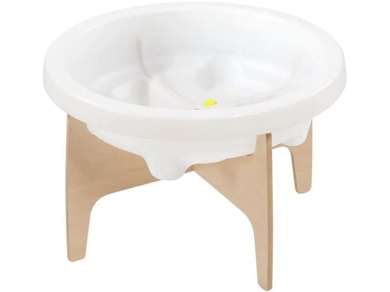 Table d'activité sensorielle en bois avec tabouret