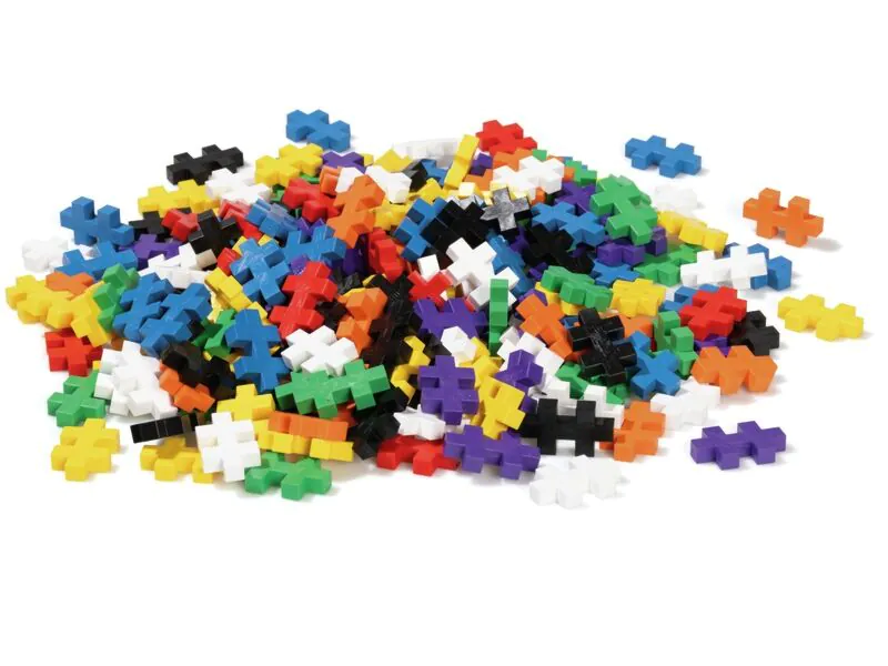 Cabeeskii Plaque de Construction Classique Compatible avec Les pièces et éléments Lego, Briques de Construction, pour la Plupart des Marques (Black, White, Lightgrey, 60PCS