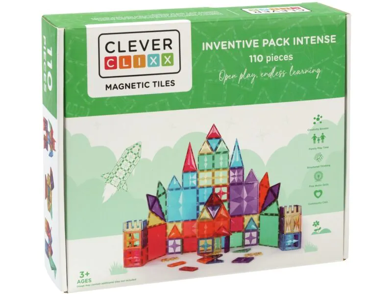 Gleamkid 110 Pièces Blocs Magnétiques – Jeu De Construction éducatif 3-12 Ans, Cadeau Filles Et Garçons
