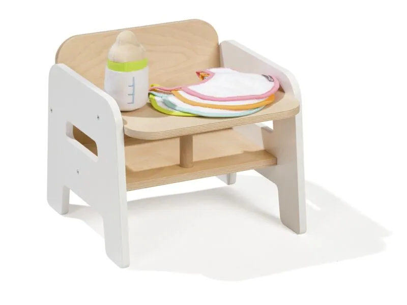 Set De 3 Mini Chaises Longues Pour Poupée – Meubles En Bois – Rouges, Bleues, Jaunes – Pour Jeux De Rôle Et Déco