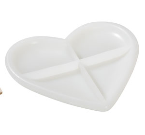 voir le MOULE SILICONE JESMONITE Coupelle cœur MOULE SILICONE JESMONITE Coupelle cœur