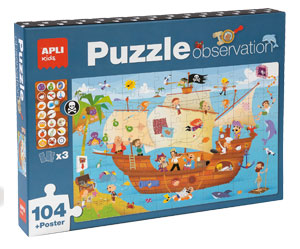 PUZZLE OBSERVATION Le bateau de pirate