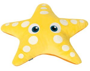 PELUCHE Étoile de mer luminescente