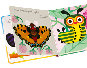 voir le LIVRE À DÉCOUPES QUI SE CACHE ? Les petites bêtes LIVRE À DÉCOUPES QUI SE CACHE ? Les petites bêtes